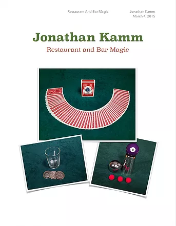 Jonathan Kamm 2015 Lecture Notes